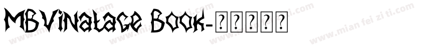 MBVinatage Book字体转换
